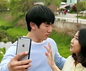 KoreansK Glamour Bevy Romantisk Passionerat Sex med min Söt Koreansk Dame