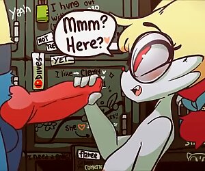 [redigeret med lyd] lucario cums on braixen s mouth (animation af diives)