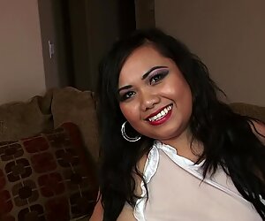 Chubby Asian Amateur Gets Double Stuffed by Two Men