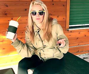 Panties in the Park (MILF gets teenager neighbor to cum in her undies JOI)